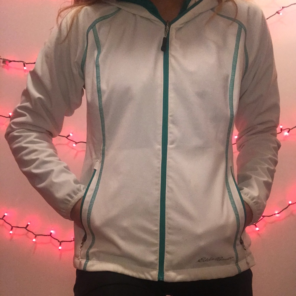 White Eddie Bauer Jacket